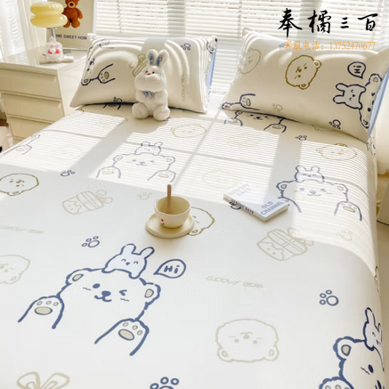南极人床单单件 床上用品被单单双人学生宿舍1.2米床保护罩 180*230cm 